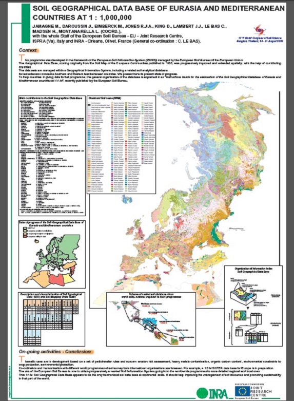 Soil Geographical Data Base of Eurasia and Mediterranean Countries at 1 : 1,000,000
